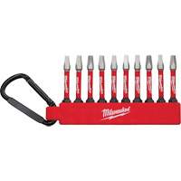 Shockwave Impact Driver Bit Set, Square, #2, 1/4" Drive Chandler Sales