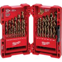 Red Helix Drill Bit Set, 29 Pieces, Cobalt Chandler Sales