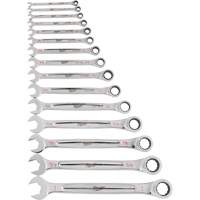 Ratcheting Wrench Set, Combination, 15 Pieces, Imperial Chandler Sales