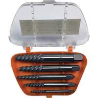Drillco&reg; Screw Extractor Set with Drills, Carbide, 5 Pieces Chandler Sales
