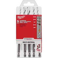 Shockwave Multi-Material Drill Bit Set, 5 Pieces, Carbide Chandler Sales