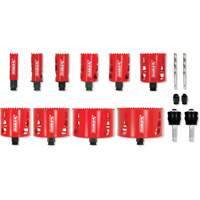 Electrician's Bi-Metal Hole Saw Set, 16 Pieces Chandler Sales