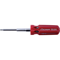 Hex-Calibre Metric Multi-Bit Screwdriver, Plastic Handle Chandler Sales