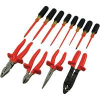 Insulated Screwdriver & Pliers Set, 1000 V, 12 Pcs Chandler Sales