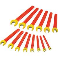 Insulated SAE Open End Wrench Set, 1000 V, 14 Pcs Chandler Sales