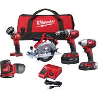 M18 5-Tool Combo Kit, Lithium-Ion, 18 V Chandler Sales