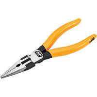 Pitbull Dipped Handle Long Nose Pliers, 6" L Chandler Sales