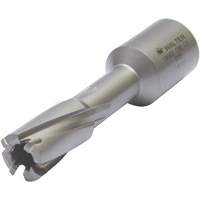 Core Cut Annular Cutter with Weldon Shank, 12 mm Diameter, Carbide, 30 mm Depth of Cut, 3/4" Shank Chandler Sales