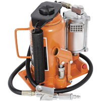 Super Heavy-Duty Bottle Jack, 20 Ton(s), Air Hydraulic, 20" Raised Height Chandler Sales
