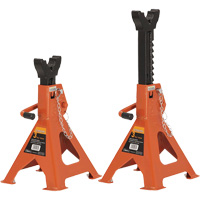 853B Jack Stands, Locking Handle/Ratchet, 3 Ton(s) Capacity, 11" - 16" H Chandler Sales