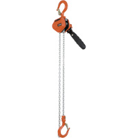 VLP-25-5 VLP Series Lever Puller, 5' Lift, 500 lbs. (0.25 tons) Capacity, Galvanized Steel Chain Chandler Sales