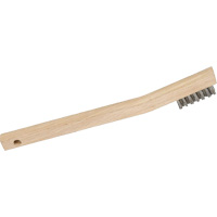 3MHSS Mini Wire Scratch Brush, Stainless Steel, 3 x 7 Wire Rows, 7-3/4" Long Chandler Sales