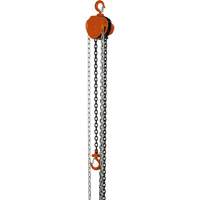 VHC Series Chain Hoists, 10' Lift, 1100 lbs. (0.5 tons) Capacity, Alloy Steel Chain Chandler Sales