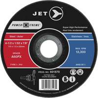 Meules &agrave; tronçonner Power Xtreme, 6" x 1/16", Arbre de 7/8", Type 1, 10 200 Tr/min Chandler Sales