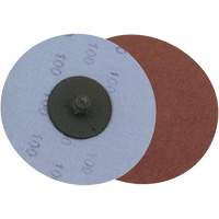 Support en tissu pour disques de ponçage pour rectifieuses — pour l'acier, 3" dia., Grain 36, Oxyde d'aluminium Chandler Sales