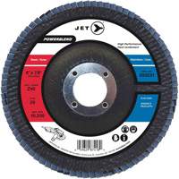 Flap Discs - Steel/Stainless Steel Application, 6" x 7/8", Type 29, Z40 Grit, Zirconium Chandler Sales