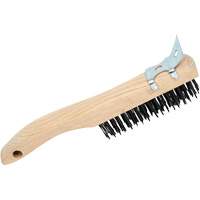 4SHWSC Brosse &agrave; r&eacute;curer manuelle, Acier au carbone, 4 x 16 rangs de fils, Longueur 10" Chandler Sales