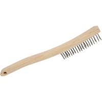 3LHSS Brosse &agrave; r&eacute;curer manuelle, Acier inoxydable, 3 x 19 rangs de fils, Longueur 13-3/4" Chandler Sales