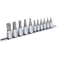 JHBS-11M Hextractor Metric Bit Socket Set, Hex, 1/4"/3/8" Drive, 11 Pcs Chandler Sales