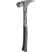 TIBONE Milled Titanium Framing Hammer, 14 oz., Solid Steel Handle, 15-1/4" L Chandler Sales