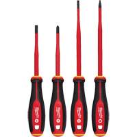 Insulated Slim Tip Screwdriver Set, 4 Pcs., Magnetic Chandler Sales