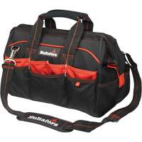 Sacs &agrave; outils pour ouvrier 16", Polyester balistique, Noir/Rouge Chandler Sales