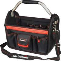 Porte-outils de 14" &agrave; dessus ouvert, Polyester balistique, Noir/Rouge Chandler Sales