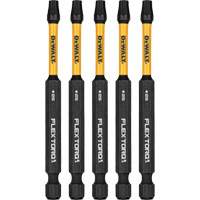5-Piece FLEXTORQ&reg; Impact Screwdriving Bits, Torx, T-25, 1/4" Drive Chandler Sales