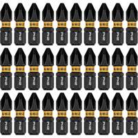 30-Piece FLEXTORQ&reg; Impact Driver Bit Set, Phillips, #2, 1/4" Drive Chandler Sales