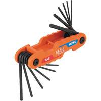 Compact Folding Hex Key Set, 12 Pcs., Metric & Imperial Chandler Sales