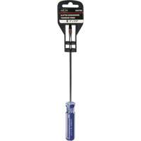 Blue Transparent Striped Slotted Screwdriver, 3/16" Tip, Round, Plastic Handle Chandler Sales