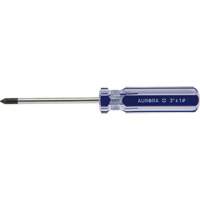 Tournevis Philips bleu transparent avec bandes, #1, Prise Plastique Chandler Sales