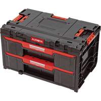 Arx&reg; 2-Drawer Toolbox, 23-1/10" x 15" x 13-2/5", Black Chandler Sales