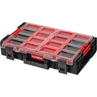 Arx&reg; 2X-Large Organizer with Bins, 23" x 15-1/5" x 6-4/5", Black Chandler Sales