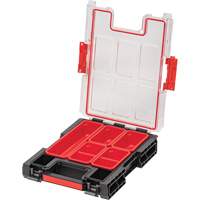 Arx Medium Organizer with Bins, 10-3/10" x 14-3/10" x 3", Black Chandler Sales