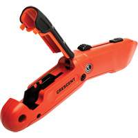 Auto-Retracting Safety Knife, 1", Steel, Aluminum Handle Chandler Sales