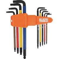 Jeu de cl&eacute; hex de style L extra longues et chromocod&eacute;es avec support, 9 mcx, Imp&eacute;rial Chandler Sales