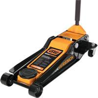 Low Profile Floor Jack, 3.5 Ton(s) Capacity, 3-3/4" Lowered, 21-3/4" Raised, Manual Hydraulic Chandler Sales