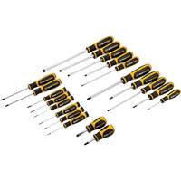 Phillips&reg;, Slotted, Torx&reg; Dual Material Screwdriver Set, 20 Pcs. Chandler Sales