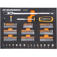 Slim Head Mechanics Tool Set in Foam Storage Tray Chandler Sales