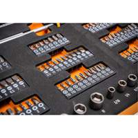 Slim Head Mechanics Tool Set in Foam Storage Tray Chandler Sales