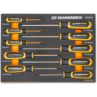 Torx&reg; Dual Material Screwdriver Set in Foam Storage Tray, 10 Pcs. Chandler Sales