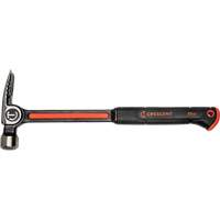 Steel Milled-Face Framing Hammer, 22 oz., Solid Steel Handle, 16" L Chandler Sales