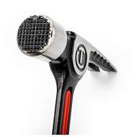 Milled-Face Framing Hammer, 28 oz., Solid Steel Handle, 16" L Chandler Sales