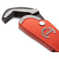 Cl&eacute; pour tuyau en acier auto-ajustable, Cap des m&acirc;choires 2-1/2", Longueur 16", Fini Rev&ecirc;tement en poudre, Prise Non-ergonomique Chandler Sales