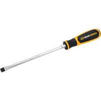 Slotted Dual Material Screwdriver, 3/8", 13-1/10" L, Plastic Handle Chandler Sales