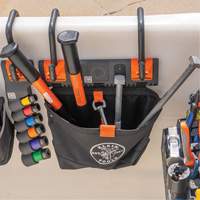 Bucket Work CentreS-Hook Hardware Pouch Module, Nylon, 1 Pockets, Black/Orange Chandler Sales