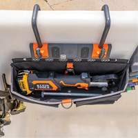 Bucket Work CentreS-Hook Large Pouch Module, Nylon, 3 Pockets, Black/Orange Chandler Sales