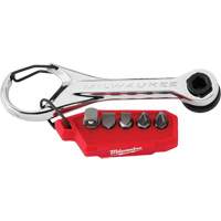 7-in-1 Multi-Bit Mini Ratchet, 5/16"/1/4" Drive, Plain Handle Chandler Sales
