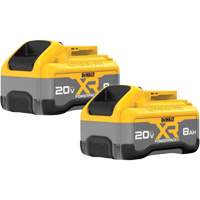 MAX* XR POWERPACK Batteries, Lithium-Ion, 20 V, 8 Ah Chandler Sales
